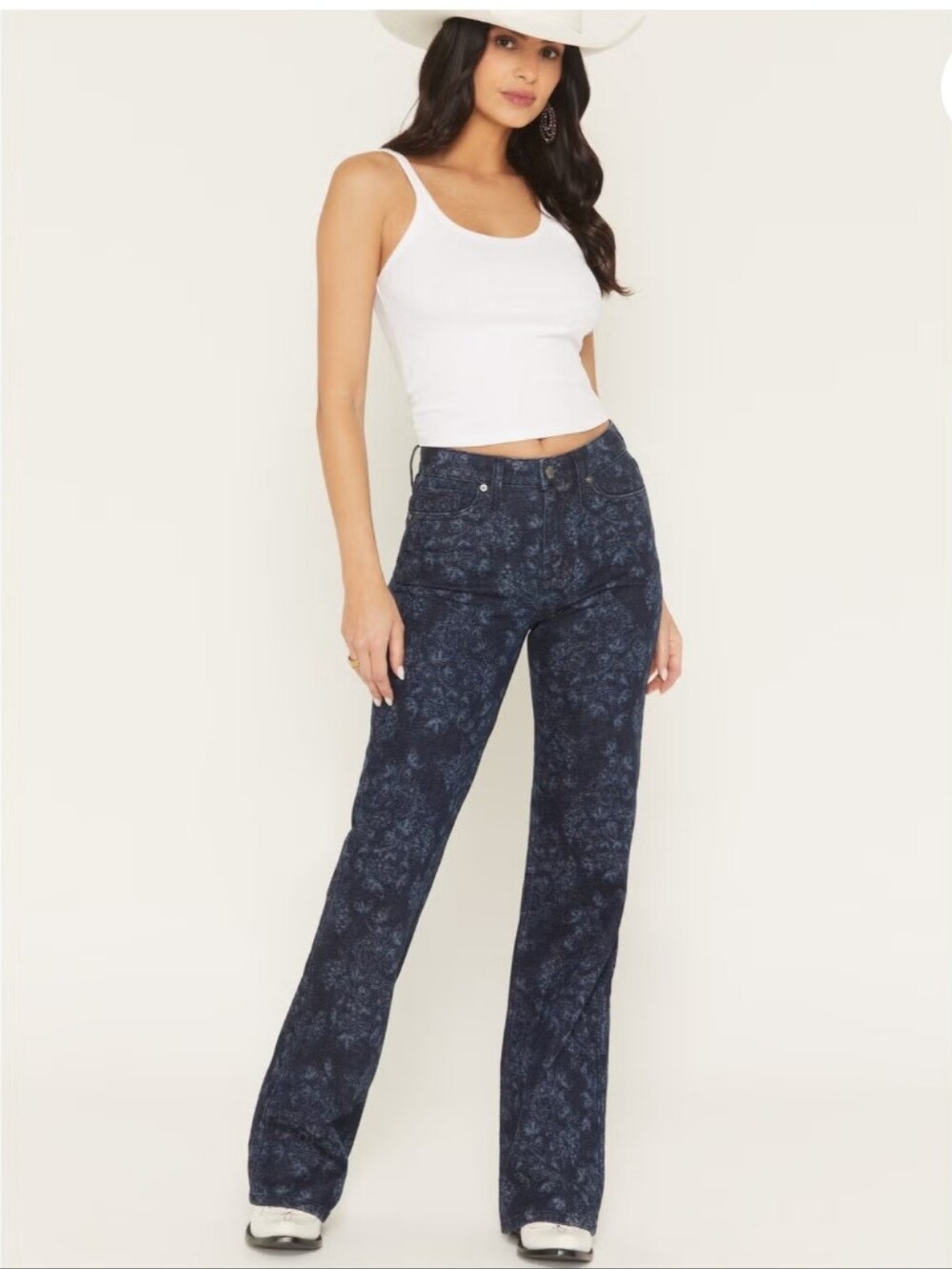 Talbots Flocked Patterned Women’s Jeans